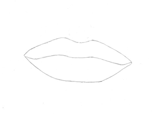 Como desenhar um lábio realista - Tutorial passo a passo