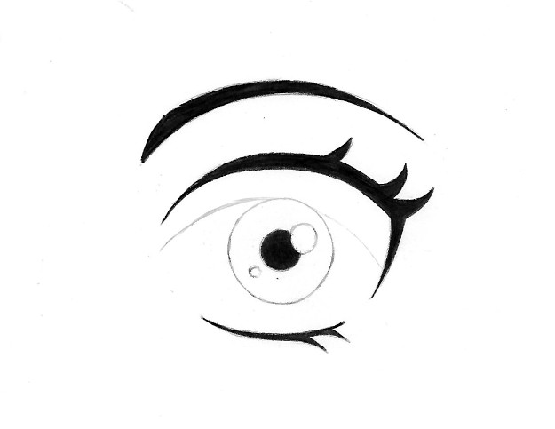 Como desenhar olhos de anime