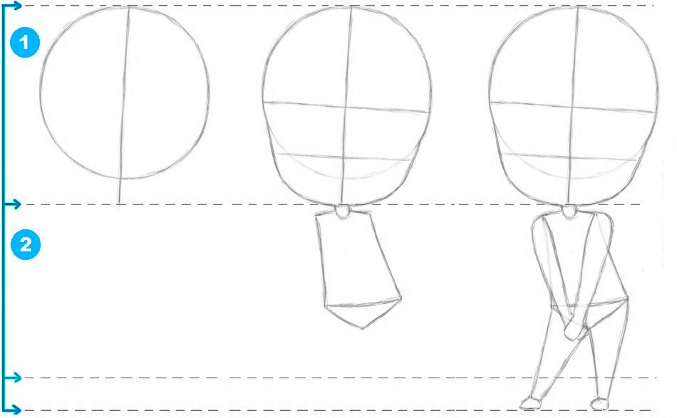 Como desenhar personagens Chibi - #3 – Cabelo