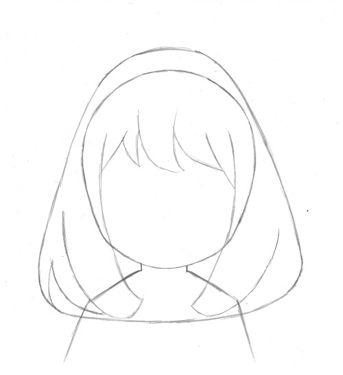 Como desenhar cabelo de anime feminino passo a passo - Como desenhar
